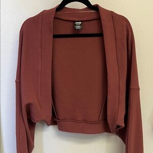 Avia Yoga mauve/Red Open Cardigan